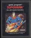 Superman Atari cartridge scan