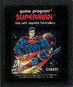 Superman Atari cartridge scan