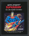 Superman Atari cartridge scan