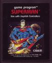 Superman Atari cartridge scan