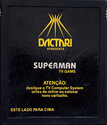 Superman Atari cartridge scan