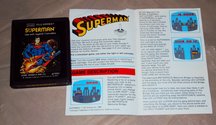 Superman Atari cartridge scan