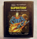 Superman Atari cartridge scan