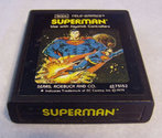 Superman Atari cartridge scan