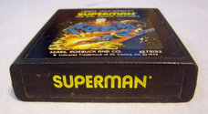 Superman Atari cartridge scan