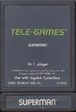 Superman Atari cartridge scan