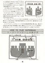 Superman Atari instructions