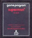 Superman Atari cartridge scan