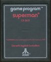 Superman Atari cartridge scan