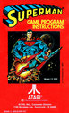 Superman Atari instructions