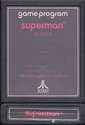 Superman Atari cartridge scan