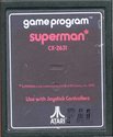 Superman Atari cartridge scan