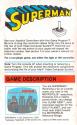 Superman Atari instructions