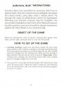 Survival Run Atari instructions