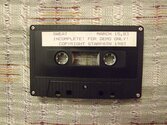 Sweat! - The Decathlon Game Atari tape scan