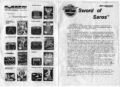 Sword of Saros Atari instructions