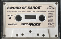 Sword of Saros Atari tape scan