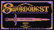 SwordQuest - EarthWorld Atari cartridge scan