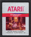 SwordQuest - FireWorld Atari cartridge scan