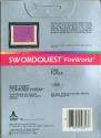 SwordQuest - FireWorld Atari cartridge scan