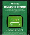 Tennis - Le Tennis Atari cartridge scan