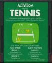 Tennis Atari cartridge scan