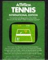 Tennis Atari cartridge scan