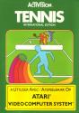 Tennis Atari cartridge scan