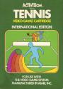 Tennis Atari cartridge scan