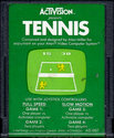 Tennis Atari cartridge scan