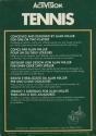 Tennis Atari cartridge scan