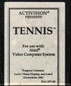 Tennis Atari cartridge scan