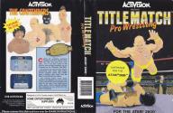 Title Match Pro Wrestling Atari cartridge scan
