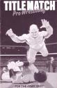 Title Match Pro Wrestling Atari instructions