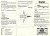 Tomcat - The F-14 Fighter Simulator Atari instructions