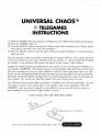 Universal Chaos Atari instructions