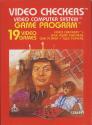 Video Checkers Atari cartridge scan