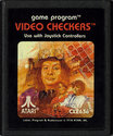 Video Checkers Atari cartridge scan