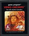 Video Checkers Atari cartridge scan