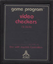 Video Checkers Atari cartridge scan