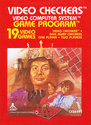 Video Checkers Atari cartridge scan