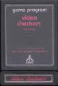 Video Checkers Atari cartridge scan