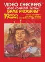 Video Checkers Atari cartridge scan