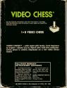 Video Chess Atari cartridge scan