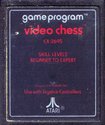 Video Chess Atari cartridge scan