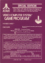 Video Chess Atari cartridge scan