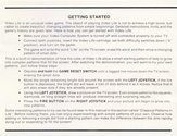 Video Life Atari instructions