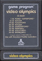 Video Olympics Atari cartridge scan