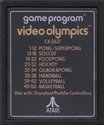 Video Olympics Atari cartridge scan