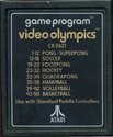 Video Olympics Atari cartridge scan